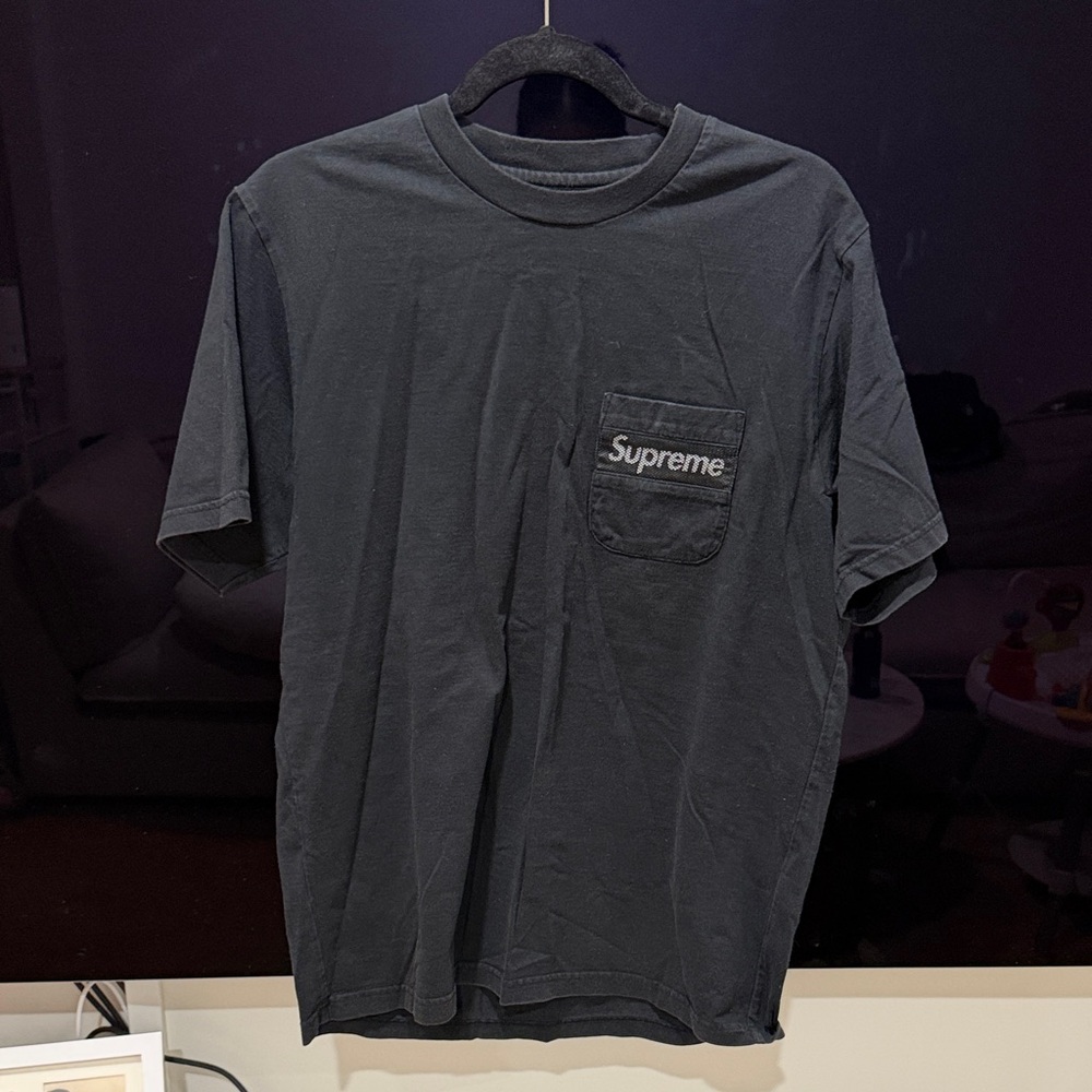 Supreme Dark Gray Pocket Tee